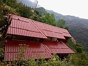 Samsun çatı ustası-Çatı yıkımı sonrası köy evine tasarladığımız sac çatı, Atakum'da kenet çatı yapımı ve tamiri, SAMSUN ÇATI USTASI